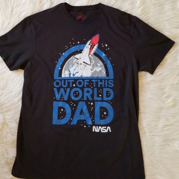 Out of This World Dad Sz XL NASA Space T-Shirt - Picture 1 of 8